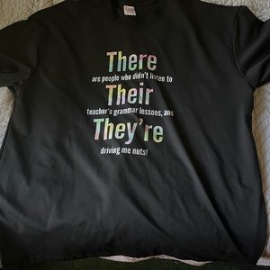 Grammar Shirt Black 2XL